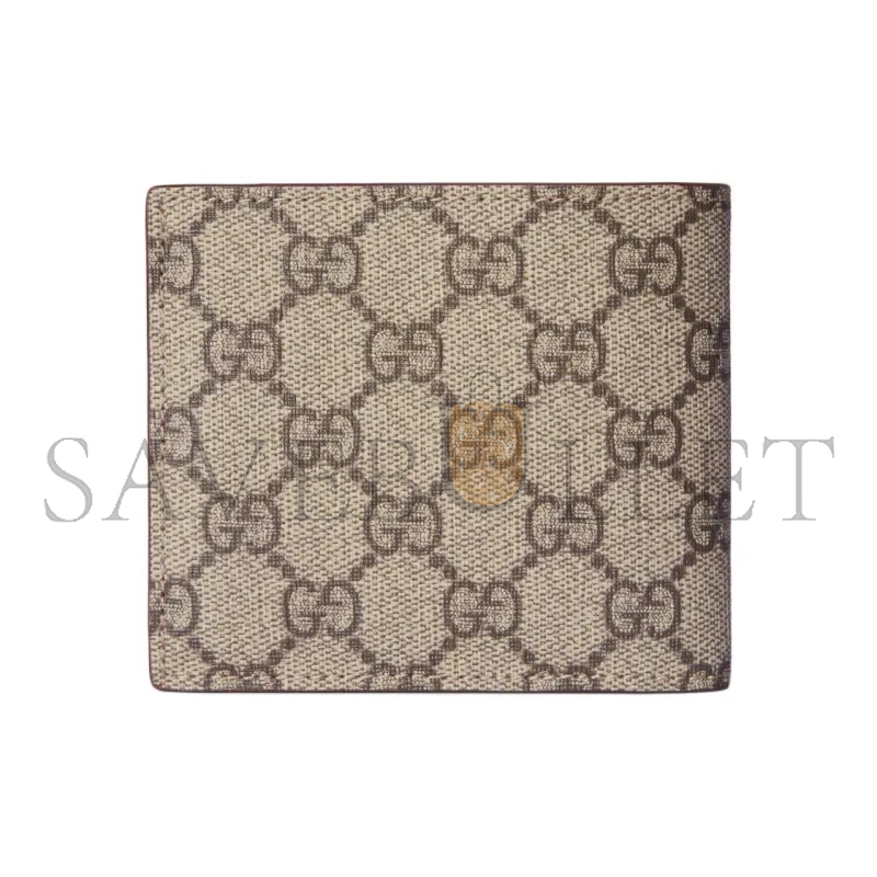 GUCCI BROWN INTERIOR GG COIN WALLET 768244 (21*9cm)